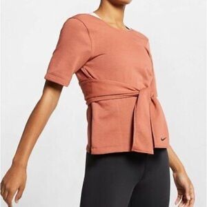 Nike Yoga wrap tie top